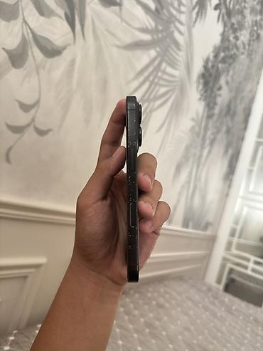 iphone13pro max: IPhone 16 Pro, Б/у, 128 ГБ, Black Titanium, Кабель, Коробка, 88 % — 6