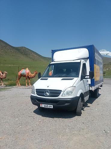 Грузоперевозки на Mercedes-Benz Sprinter (тентованный борт)