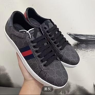 италия обувь: Мужские кроссовки, 36, 37, 38, Gucci, Новый, цвет - Серый — 1