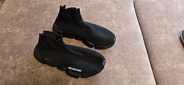 speed: Мужские кроссовки, 41, Balenciaga, Б/у, цвет - Черный, Платная доставка, Самовывоз — 7