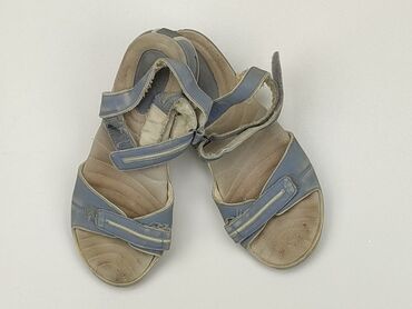 ażurowe sandały płaskie: Sandały 39, stan - Zadowalający
