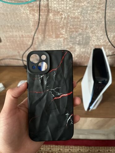 морозильные камеры для дома цена: Черный чехол для iPhone с уникальным узором, имитирующим трещины и