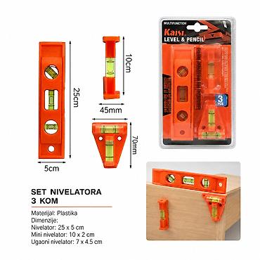 KMT Mini libela 9367955 Praktičan set nivelatora za kućne, servisne i