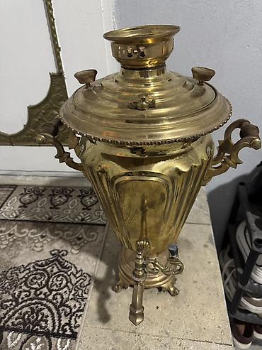 samavar qiyməti: Qədim samovar, 1898 il, Mis, Vəziyyəti: Əla — 2