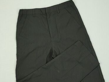 spodnie z dużymi kieszeniami: Material trousers, 9 years, 128/134, condition - Very good