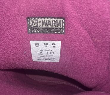 Çəkmələr: Merrell qadın qış botları - Ölçü: US 5M / UK 4 / EU 36 - Model kodu