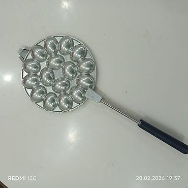 qazan tavalar: Şirniyyat qəlibləri, rəng - Gümüşü, Metal, Fiqur — 1