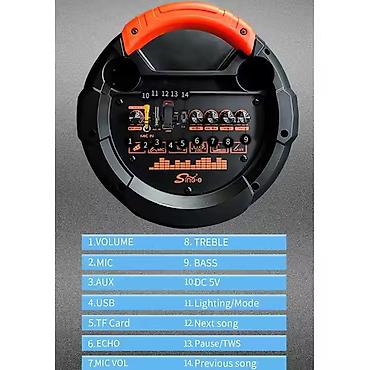 se electronics: Динамик Zqs 8220, двойной 8-дюймовый звуковой сигнал, большой TWS — 4