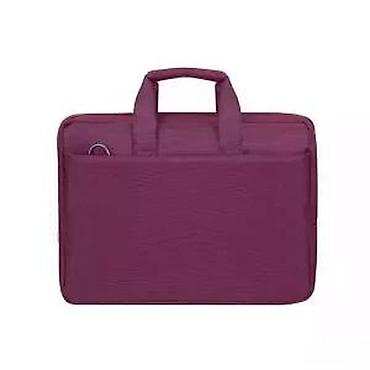Futrole i torbe za laptopove: Torba za laptop – Aurora 15.6" (bordo/ljubičasta) - Moderan, tanak — 18