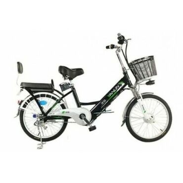 заднее колесо велосипеда: Электровелосипед с корзиной для города, двухместный, для широкого