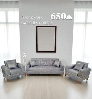 dıvan kreslo: Yeni, Divan, 2 kreslo, Bazalı — 1