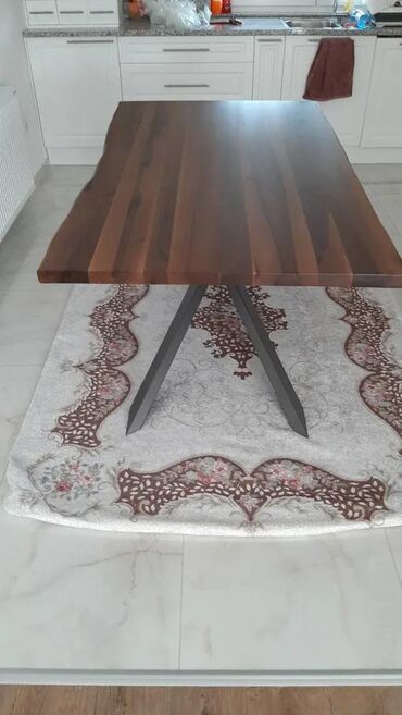 Stolovi: Trpezarijski Sto – Drvo i Metal | Izrada po narudžbini 🪑 Ručno rađeni — 5