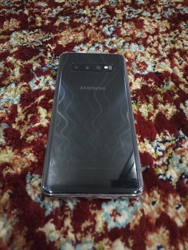 Samsung Galaxy S10 | Б/у | 128 ГБ | цвет - Черный | Чехол | Гарантия | Отпечаток пальца