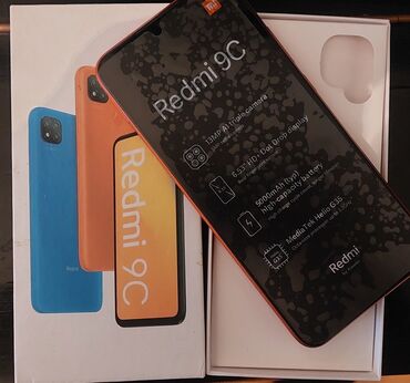 baki telefon satisi: Xiaomi Redmi 9C, 
 Sensor, Barmaq izi, İki sim kartlı