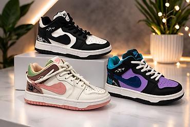 Nike Dunk Low stilində uniseks idman ayaqqabıları – 3 fərqli rəng