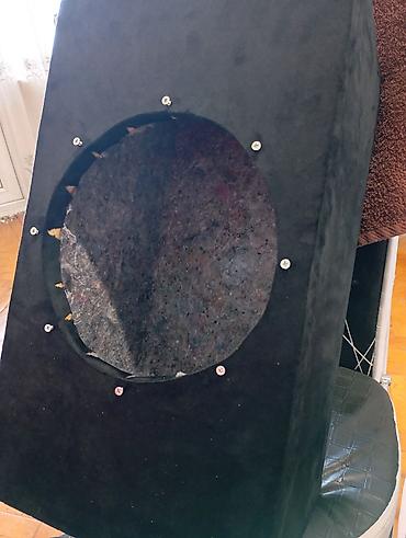 passa cc: Avtomobil üçün passiv subwoofer - Korpus: qara akustik parça ilə — 5