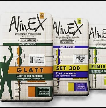 обделка потолок: Шпаклевка Alinex, Гипсовая, Сухая — 1