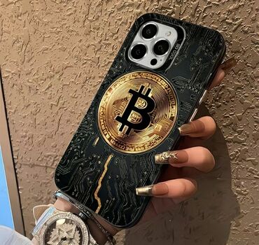 пробки для бутылок: Чехол крипто Биткоин
любое айфон