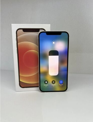 iphone xs бишкек: IPhone 12, Колдонулган, 128 ГБ, White Titanium, Коргоочу айнек, Каптама, 80 %