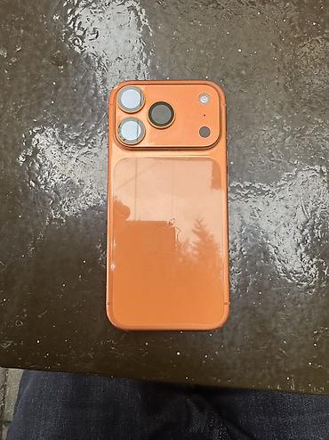 iphon 17 pro: IPhone 17 Pro, 256 GB, Narıncı, Face ID, Simsiz şarj, Sənədlərlə — 1