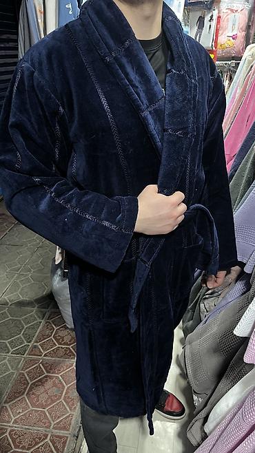 Домашние костюмы: Мужской банный халат ✨ 💯 хлопок | M L XL 2XL 3XL 4XL 0-2500 сом — 4