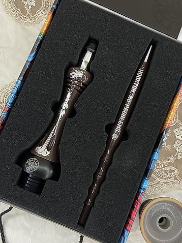 alpha x: Nargilə dəsti – Original Alpha X Hookah tematik dizayn Paslanmaz — 9