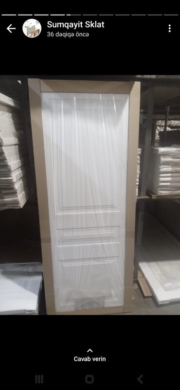 Otaq qapıları: Yeni Otaq qapısı Zamok və çərçivə ilə, Zəmanətli, Pulsuz quraşdırma, Pulsuz çatdırılma, Ödənişli çatdırılma, Rayonlara çatdırılma — 8