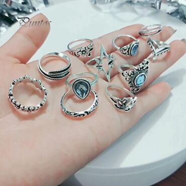 Prstenje: Set prstenja tibetansko srebro 1200 din — 22