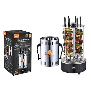 kebab: №: 12425 Məhsulun adı: Elektrik manqal RAF R.8612 Black Brend: RAF — 2