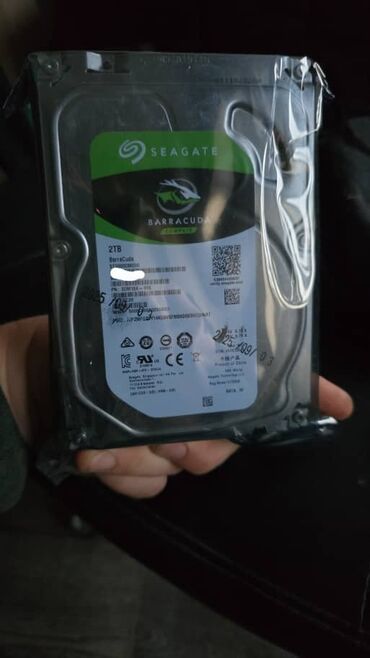 Комплектующие для ПК и ноутбуков: Накопитель, Seagate, HDD, 2 ТБ, 3.5", Для ПК