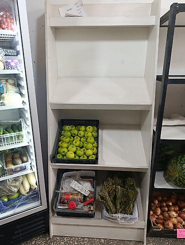 Полки для магазина: Торговый стеллаж для выкладки овощей, фруктов и бакалеи. - Материал — 2