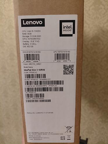 hp omen 17: Lenova idealpad slim 3 Yenidi. Qutusu ilə birlikdə. Windowsu belə — 6