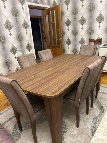 ən ucuz kafel metlax: Для гостиной, Б/у, 6 стульев
