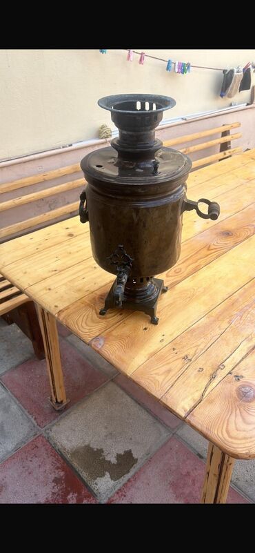 samvar: İşlənmiş Od Samovar, 5 l, Ünvandan götürmə