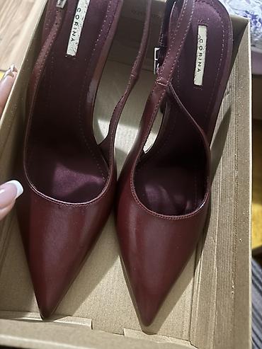 Туфли: Corina brendi qadın ayaqqabısı – açıq arxalı (slingback) klassik — 1