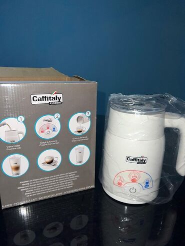 otaq qizdirici: Caffitaly - Süd qızdıran, köpürdücü. 2 ədəd var əldə cəmi 2-3 dəfə