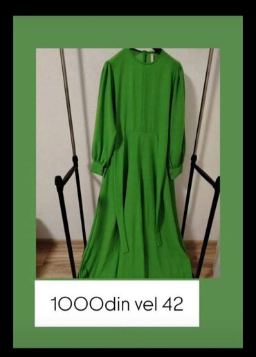 haljine hm novi sad: M (EU 38), color - Green, Evening, Long sleeves