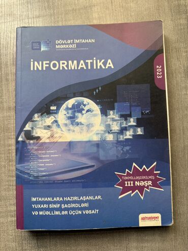 Велозапчасти: Dim İnformatika abituriyentlər üçün dərs vəsaiti. 2023cü ilin çapıdır