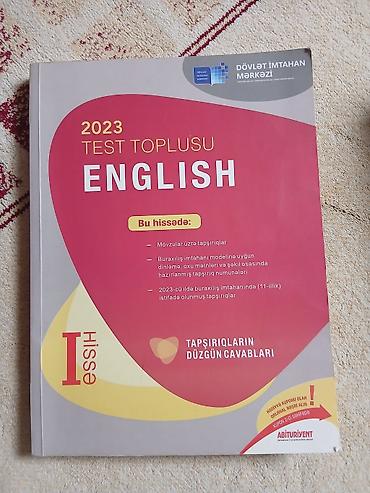 İngilis dili Testlər 11-ci sinif, DİM, 1-ci hissə, 2023 il
