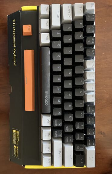 mexanik klaviatura: E-YOOSO Z-11 mexaniki oyun klaviatur -18 ışıq modu və 1 özəl