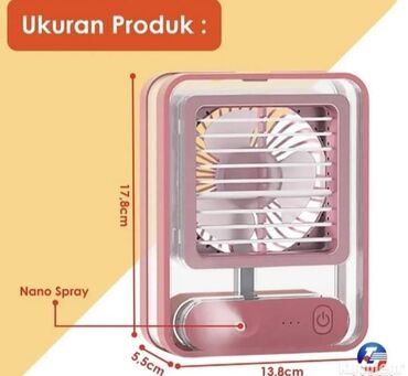 Ostali kućni aparati: Mini KLIMA ventilator prenosiva USB sa baterijom stona lampa NOVO! — 4