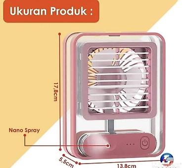 Mini klime: Mini KLIMA ventilator prenosiva USB sa baterijom stona lampa NOVO! — 4