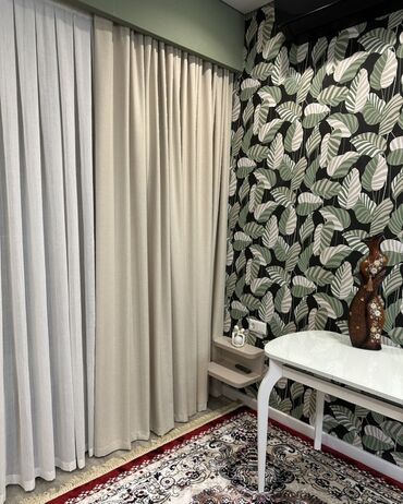 Шторы и занавески: Комплект штор, С тюлем в комплекте, Изготовление на заказ, Для спальни at lalafo.kg — 14 Шторы и занавески: Комплект штор, С тюлем в комплекте, Изготовление на заказ, Для спальни — 14