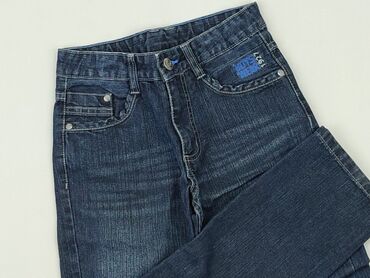 szorty jeans wysoki stan: Jeans, Pepperts!, 10 years, 140, condition - Very good