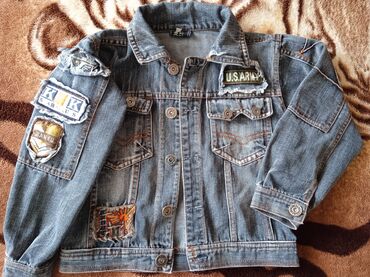 детский мир куртка для мальчика: Продаю джинсовую куртку на мальчика 6-8лет. Производство