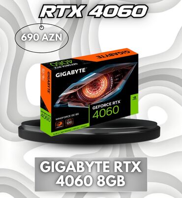 rtx 2060 super qiymeti: Videokart Gigabyte GeForce RTX 4060, 8 GB, Yeni