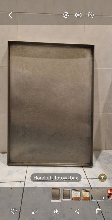 Şirniyyət qəlibləri: Şirniyyət qəlibləri, rəng - Gümüşü, Metal, Kvadrat