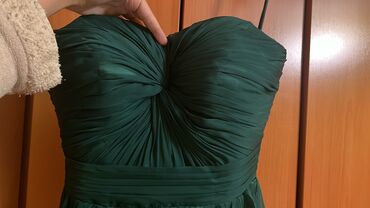 Haljine: M, bоја - Maslinasto zelena, Večernji, maturski, Top (bez rukava) — 3