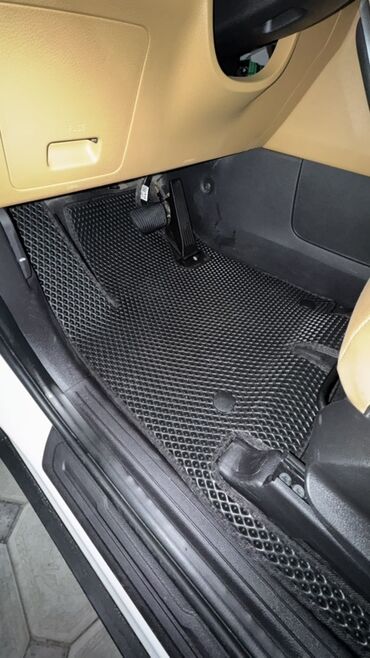 Полики: 3D Eva Полики Для салона Kia, цвет - Черный — 1