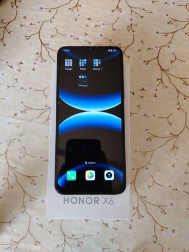 Honor: Honor X6, 64 GB, rəng - Qara, Sensor, Barmaq izi, Sənədlərlə